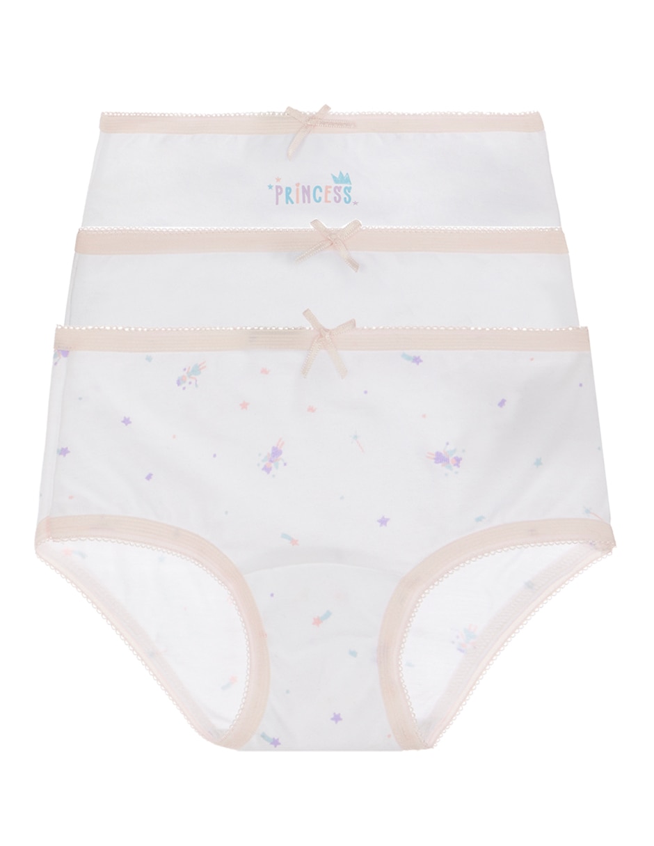 Set calzón de algodón para bebé niña 3