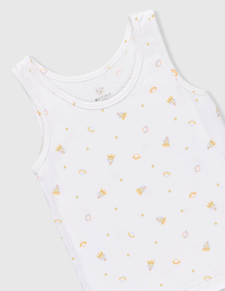 Set camiseta cuello redondo para niño 5