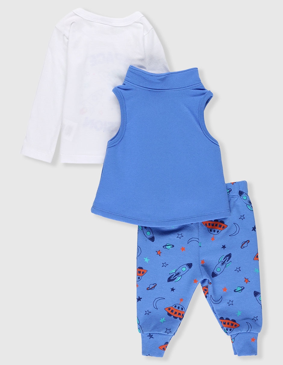 Conjunto casual de algodón para bebé 2