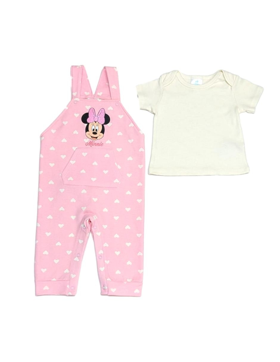 Conjunto overol de algodón para bebé niña 3