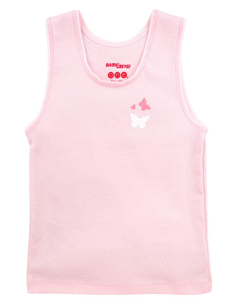Camiseta cuello redondo para niña Camiseta cuello redondo para niña