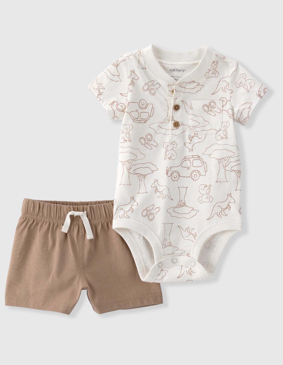 Conjunto de algodón para bebé niño Conjunto de algodón para bebé niño