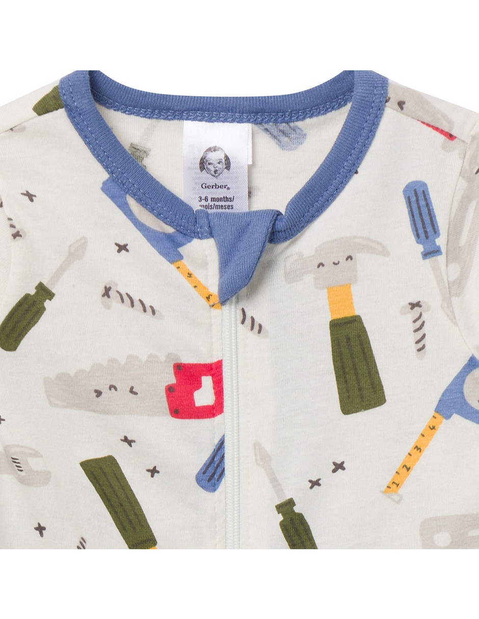 Mameluco Little Helper de algodón para bebé niño 5