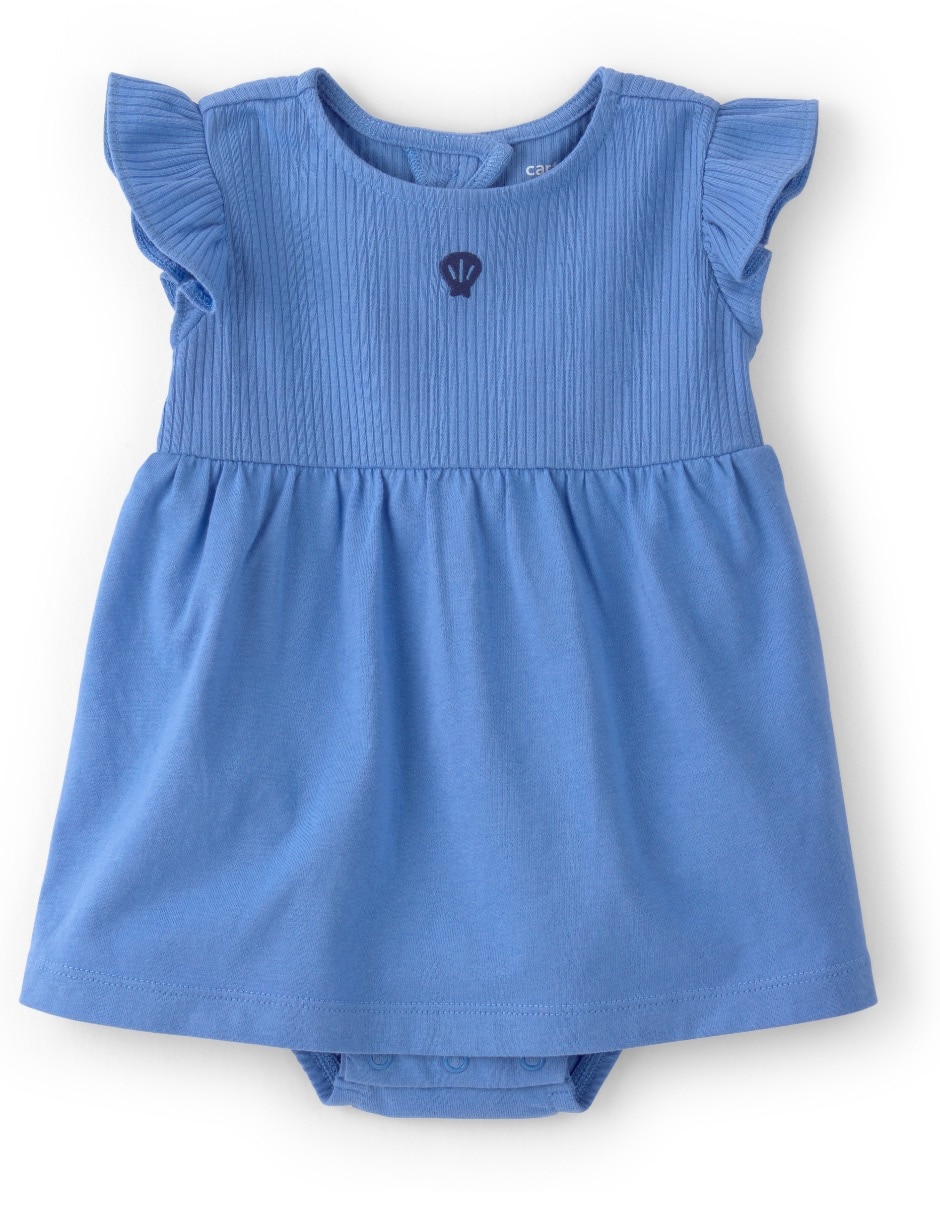 Vestido manga volantes para bebé niña Vestido manga volantes para bebé niña