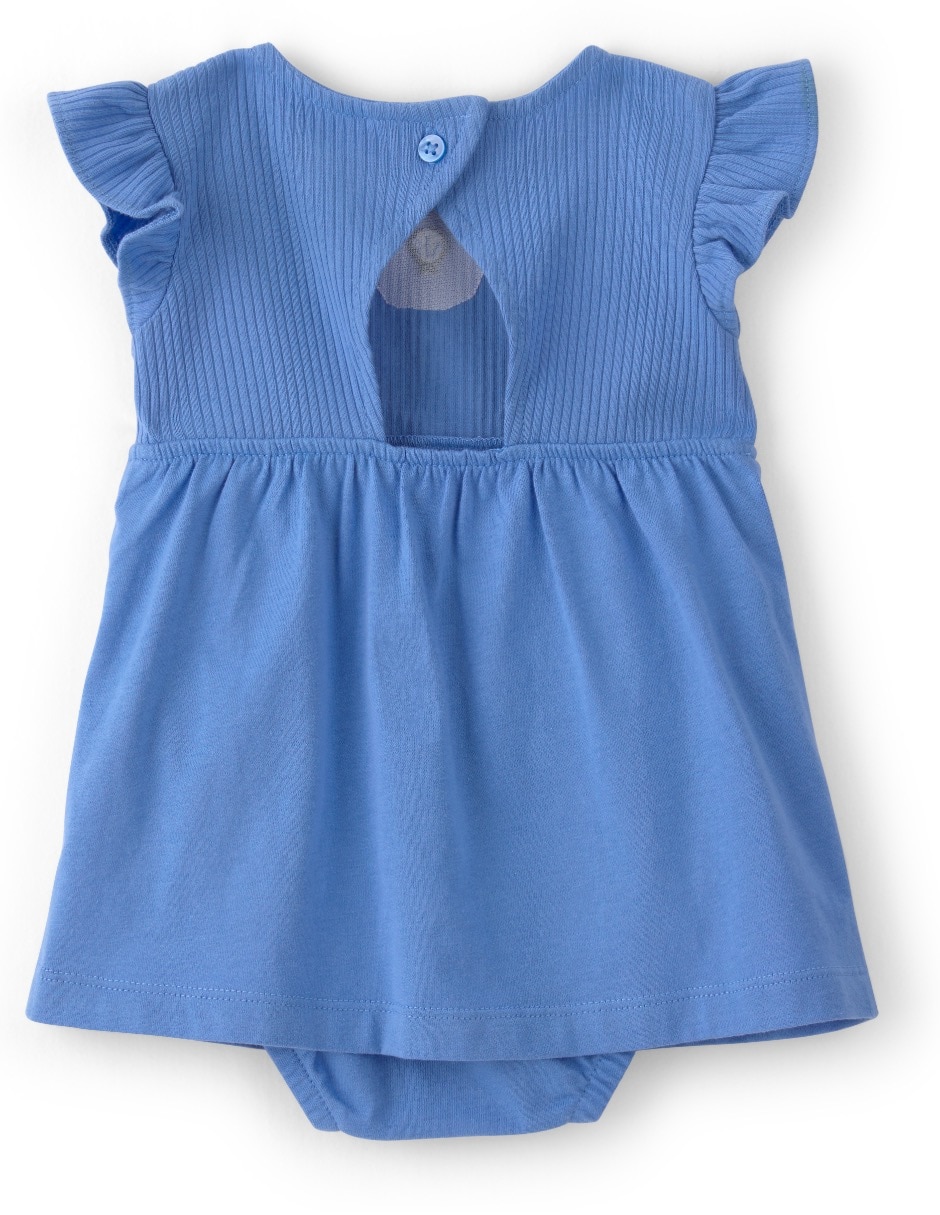 Vestido manga volantes para bebé niña 2