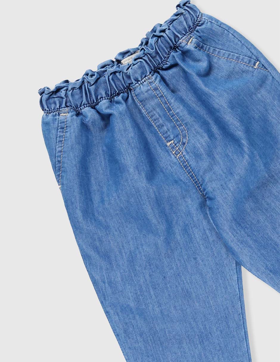 JEANS W, 0-3 MESES, ÍNDIGO DENIM MEDIO