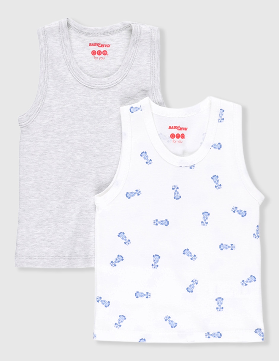 Set camiseta cuello redondo para niño Set camiseta cuello redondo para niño