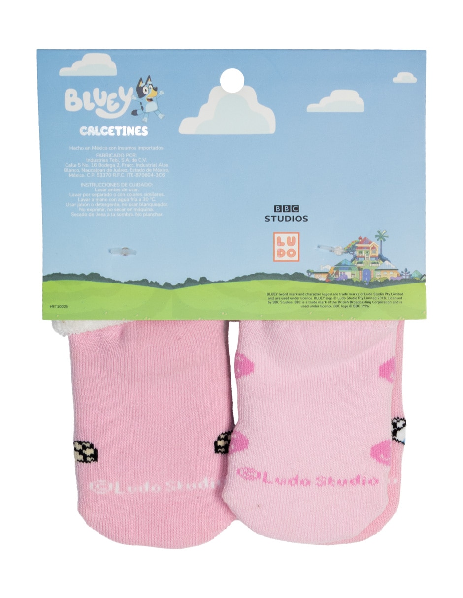 Set de tín Bluey y Bingo para niña 3 pares 3