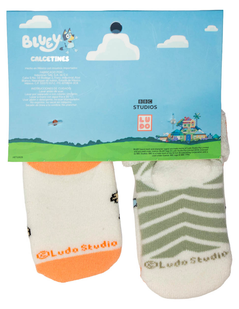 Set de calcetín Bluey y Bingo unisex 3 pares 2